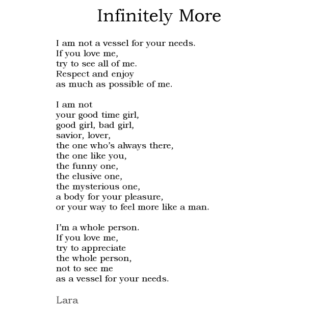 lara infinitely more